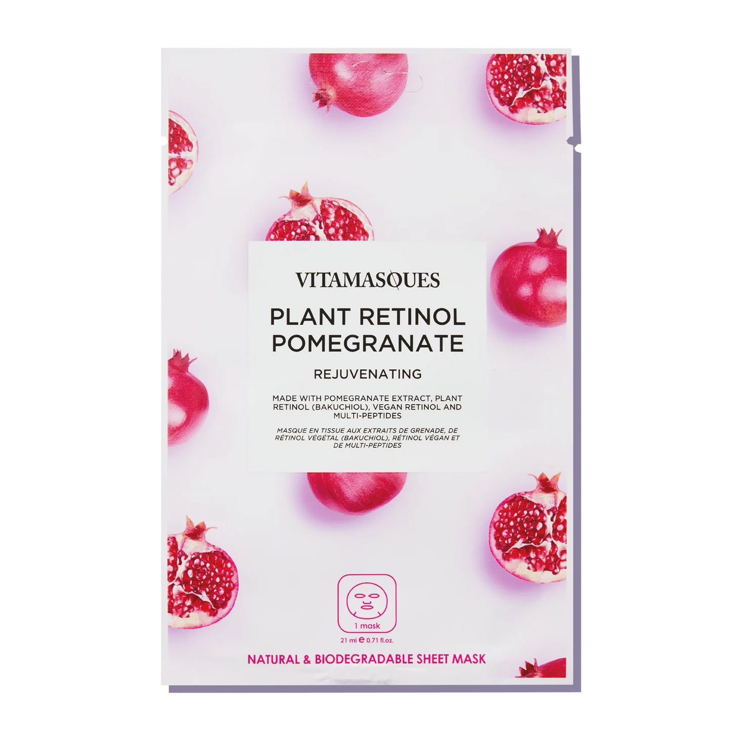 RETINOL POMEGRANATE FACE SHEET MASK