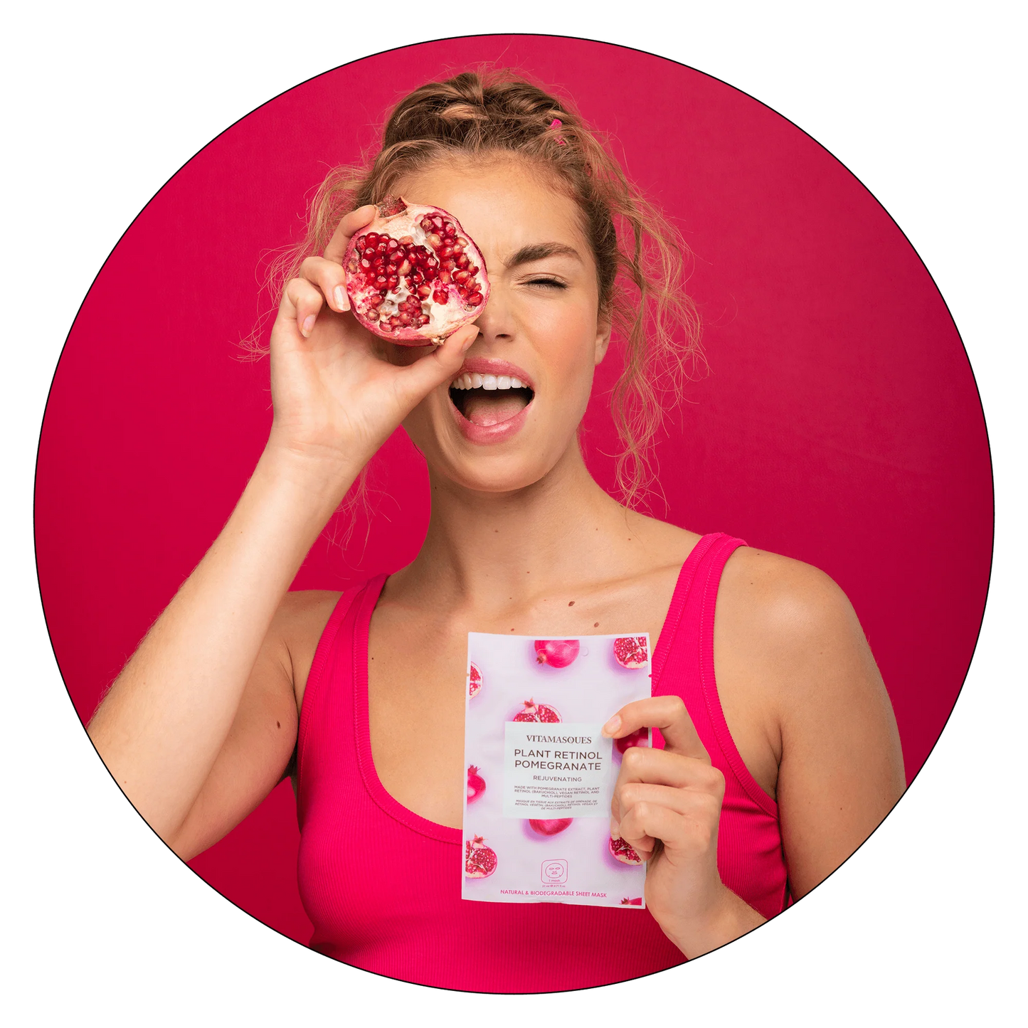 RETINOL POMEGRANATE FACE SHEET MASK