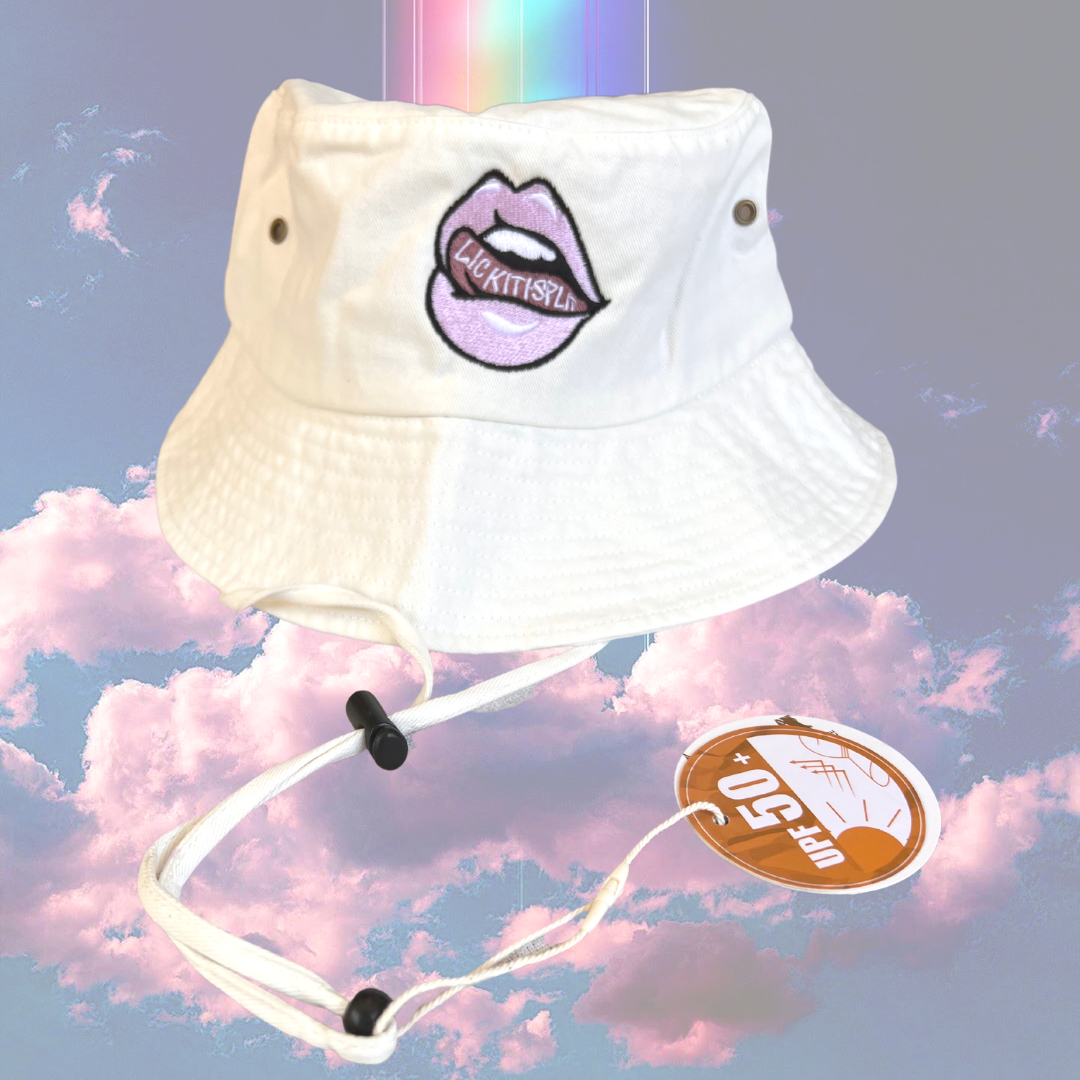 Bucket Hat White Lickiti Split