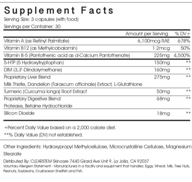 MINDBODYSKIN™ Hormonal Acne Supplement
