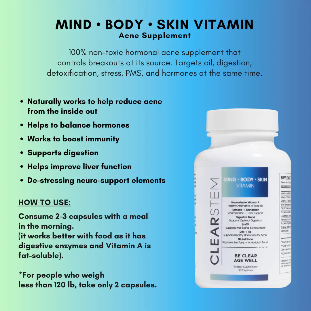 MINDBODYSKIN™ Hormonal Acne Supplement