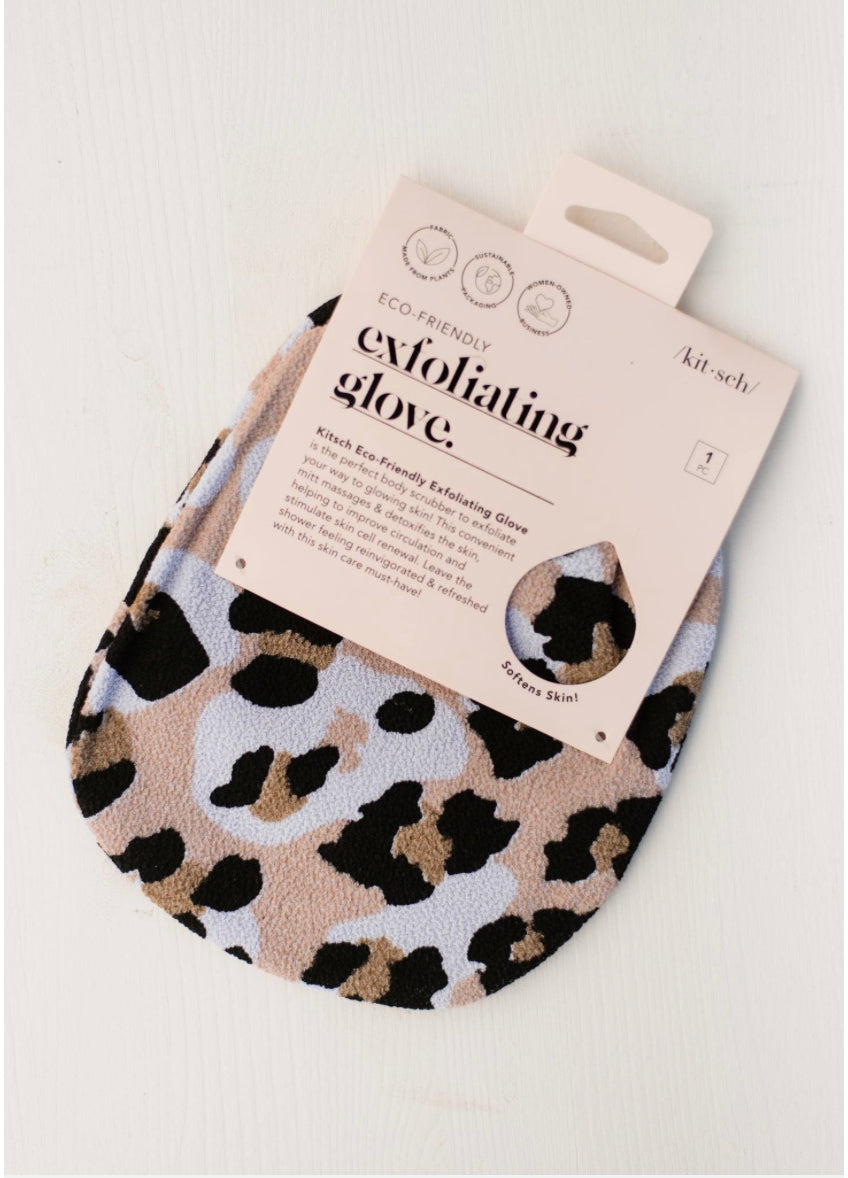 Exfoliating Glove - Leopard