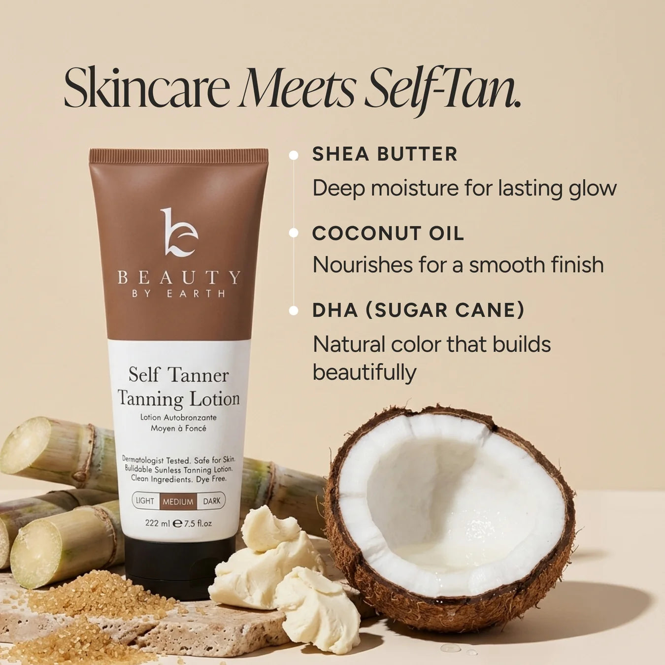 Self Tanner Body Lotion (Medium to Dark)