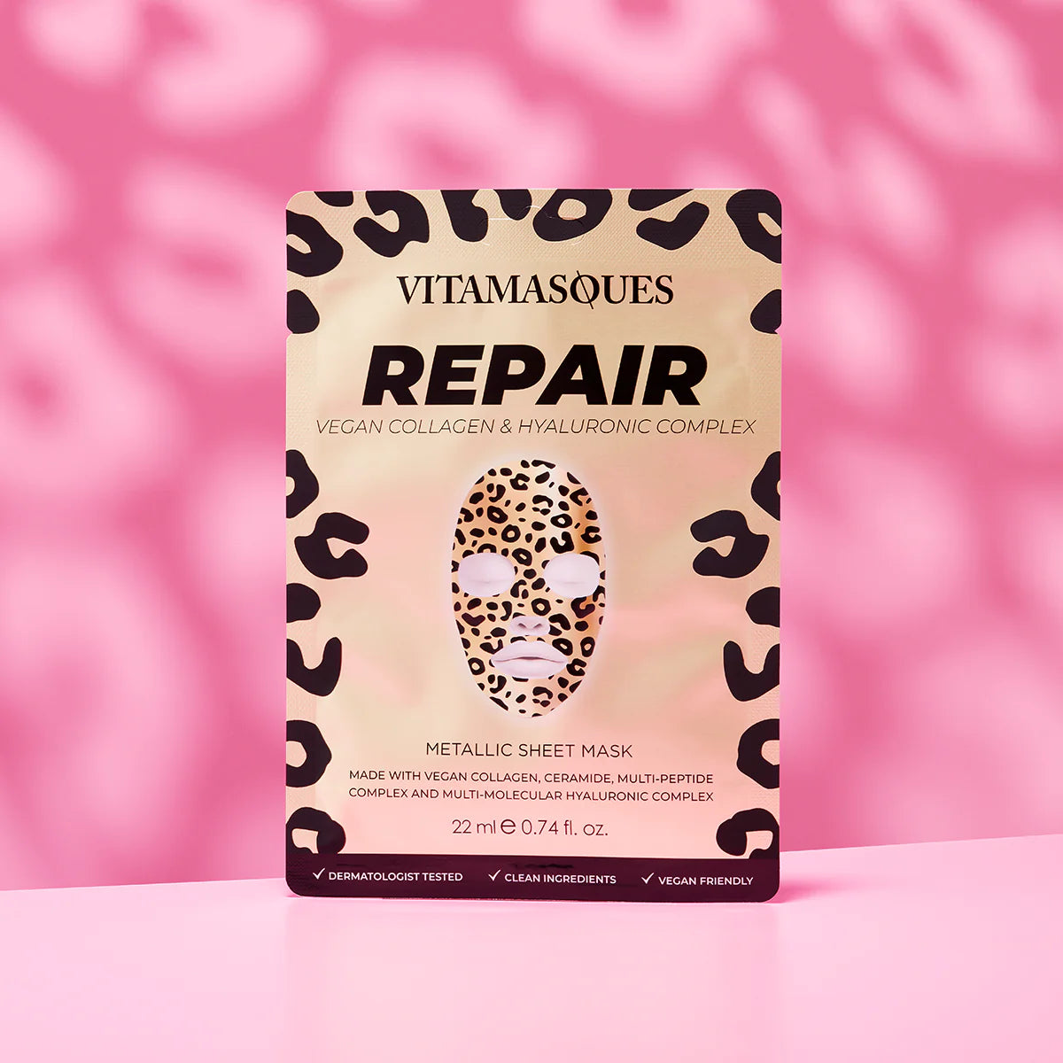 REPAIR VEGAN COLLAGEN & GOLD METALLIC FACE SHEET MASK